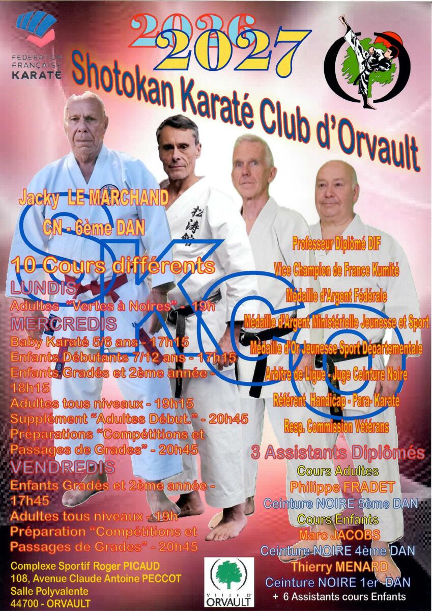 INSCRIPTIONS SAISON 2026/2027