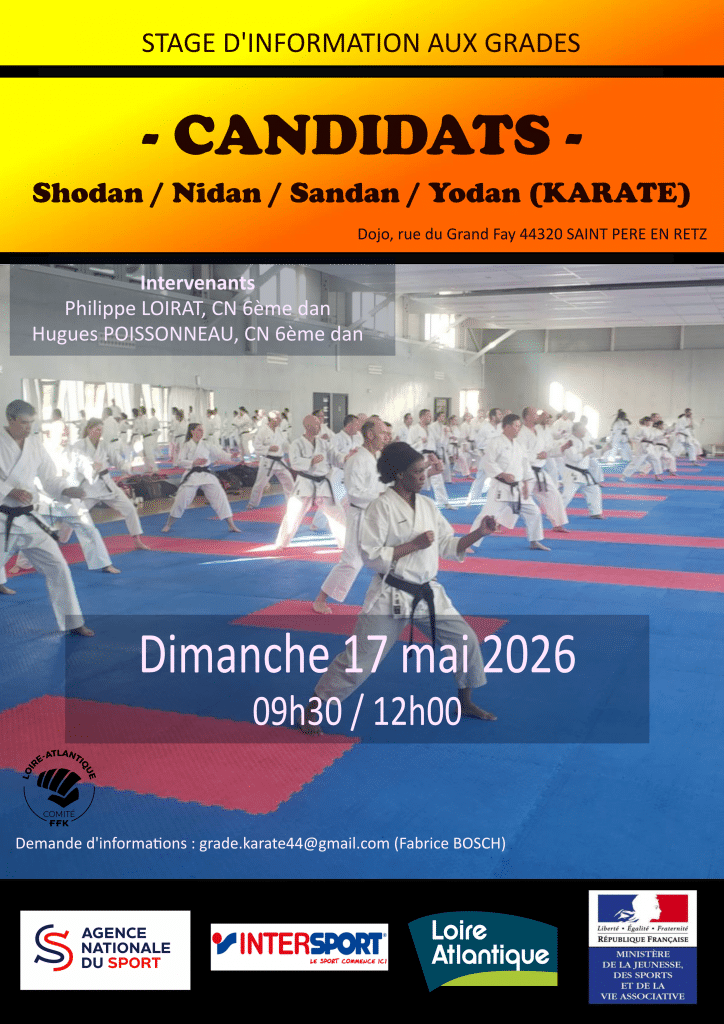 Stage N°4 - Préparation aux Grades 1er à 4ème DAN