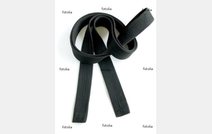 Passage Grades Ceinture NOIRE