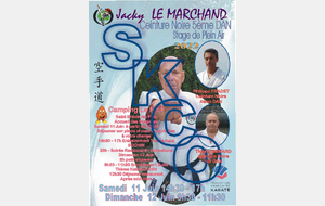 STAGE PLEIN AIR S.K.C.O. "Jacky LE MARCHAND 5ème DAN"
