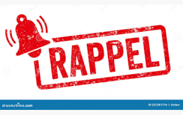Rappel Finalisation Inscriptions Saison 2026/2027
