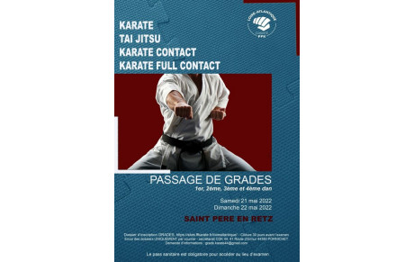 Passage de GRADES &quot;NOIRES&quot;